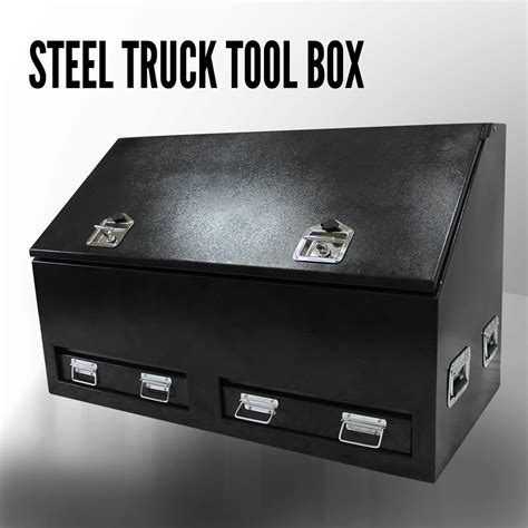 metal tool box for back of truck|metal storage boxes for trucks.